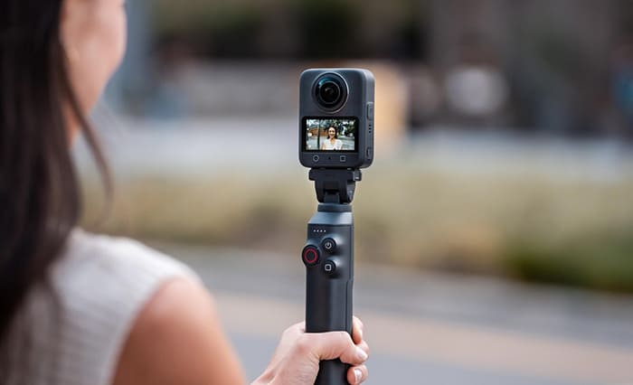DJI Osmo 360 sở hữu thiết kế tinh gọn và hiện đại
