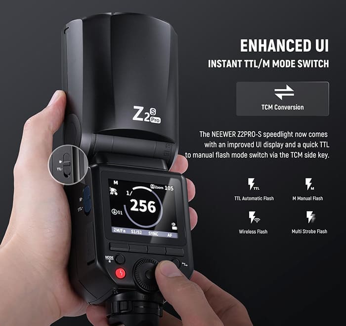 Neewer Z2 Pro có khả năng chịu nhiệt vượt trội, hỗ trợ lên đến 100.000 lần nháy