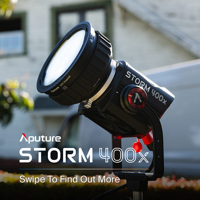 Đèn LED Aputure STORM 400X ứng dụng chipset LED Baby BLAIR độc quyền