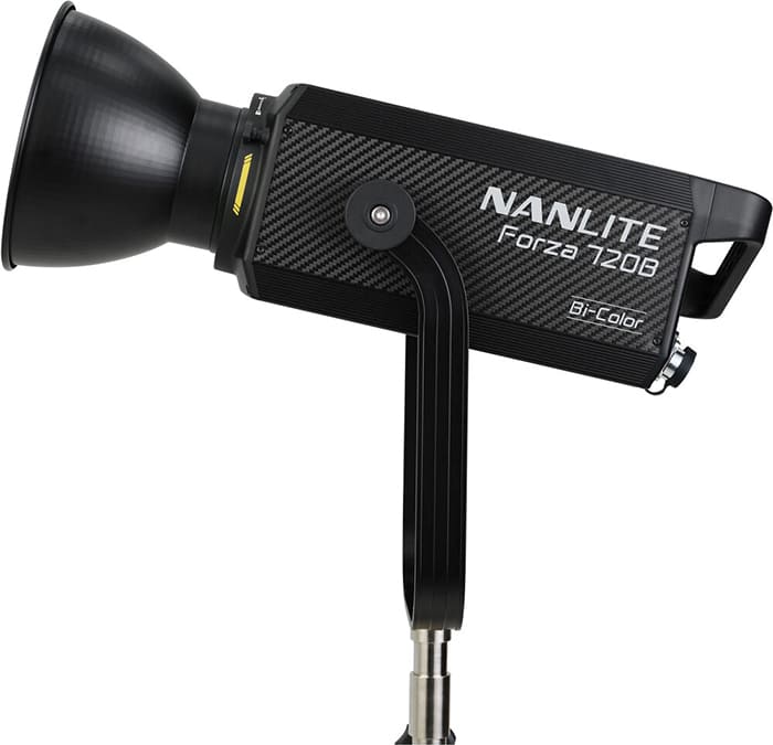 Đèn Led Nanlite Forza 720B được thiết kế để thay thế những dòng đèn HMI công suất lớn nhưng vẫn giữ ưu điểm gọn nhẹ
