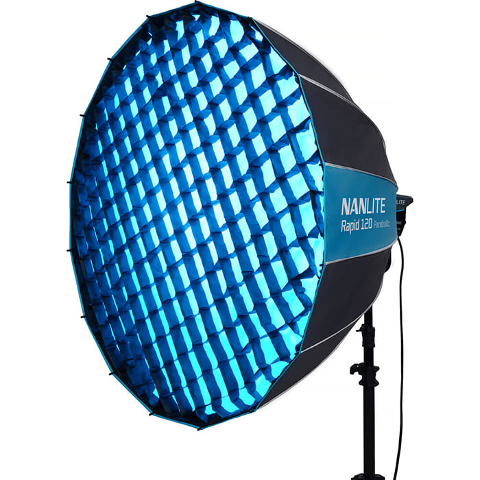 Softbox Nanlite Rapid Parabolic SB-RP120 tương thích với nhiều dòng đèn LED Nanlite như Forza, FS, FC series