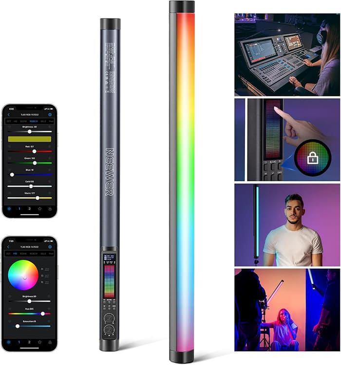 TL60 còn có thể điều khiển không dây thông qua NEEWER APP 