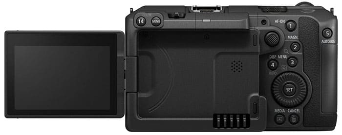 Canon C50 cho phép crop tự động ở các tỷ lệ 9:17, 9:16 hoặc 1:1 ngay khi quay DCI hay UHD 4K