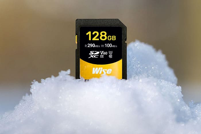 Thẻ nhớ Wise 128GB UHS-II đạt chuẩn V60
