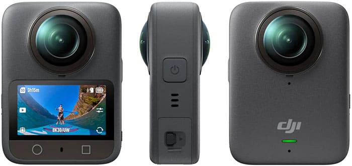 DJI Osmo 360 được trang bị pin 1950 mAh cho thời lượng sử dụng lên đến 100 phút