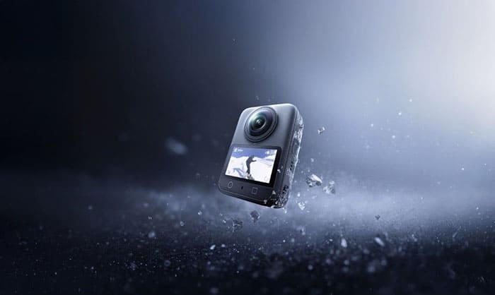 DJI Osmo 360 được trang bị cảm biến hình ảnh 1/1,1 inch, khẩu độ f/1.9 và dải ISO rộng từ 100 đến 51200