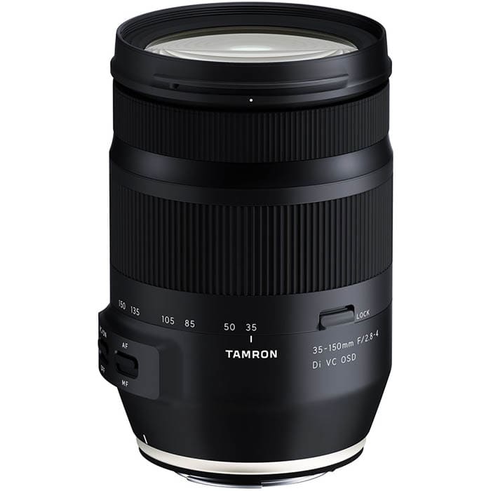 Tamron 35-150mm F/2.8-4 Di VC OSD for Canon EF có khẩu độ mở lớn F/2.8 tại tiêu cự 35mm và F/4 tại 150mm