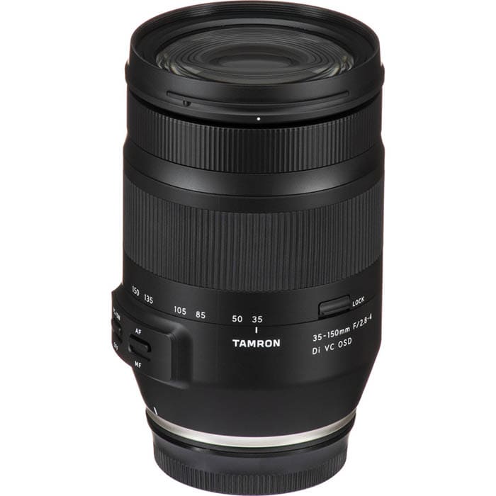 Ống kính Tamron 35-150mm F/2.8-4 Di VC OSD chỉ dài 124.3mm và nặng 790 Gram