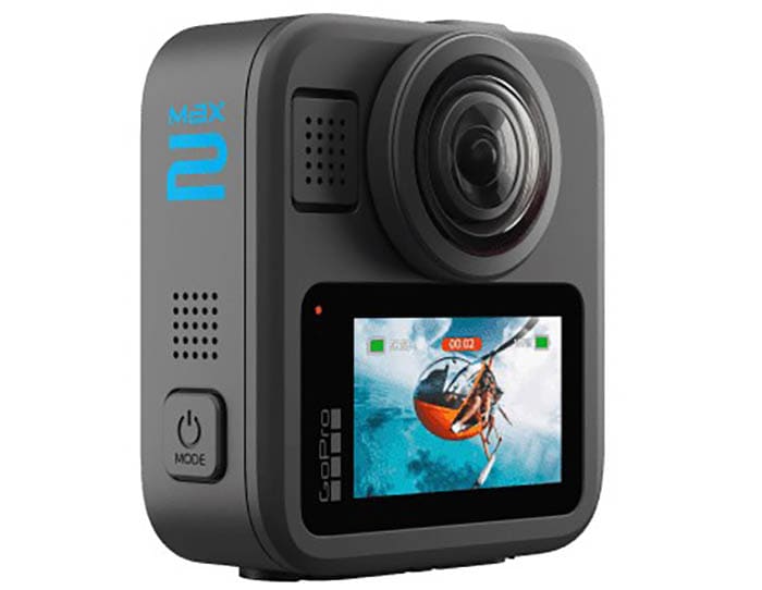 GoPro MAX 2 là camera 360 đầu tiên của GoPro hỗ trợ quay video 8K 30