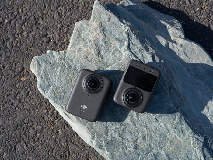 DJI Osmo 360 sở hữu màn hình cảm ứng 2 inch độ sáng 800 cd/m² giúp thao tác dễ dàng ngay cả dưới ánh nắng