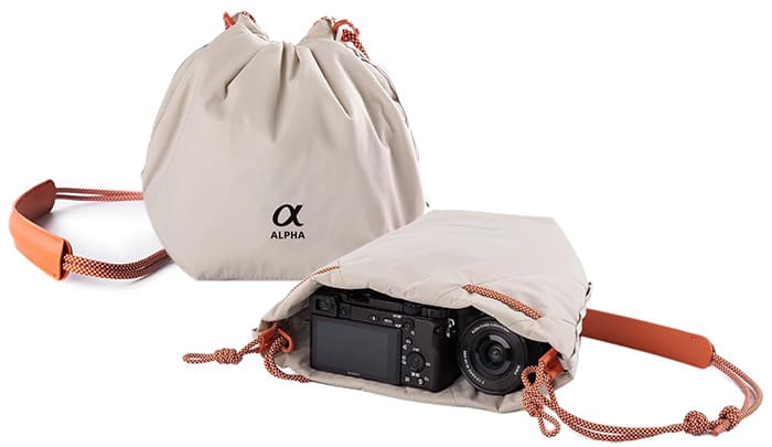 Bên trong túi PGYTECH OneGo Drawstring (Ivory) được bố trí hai ngăn chính có lớp đệm dày