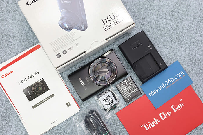 Canon IXUS 285 HS A vẫn giữ phong cách siêu mỏng đặc trưng, dễ dàng bỏ túi và mang theo mọi lúc