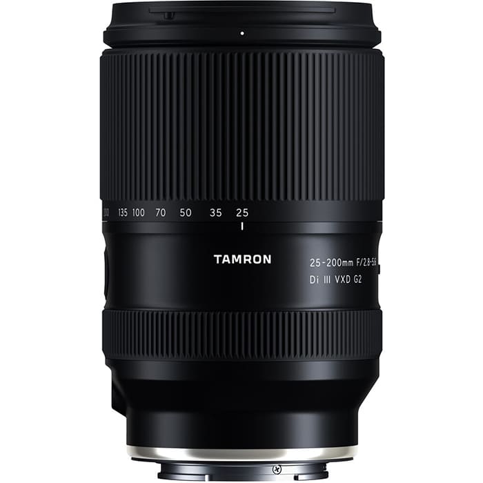 Tamron 25-200mm G2 mang dáng vẻ tinh tế đặc trưng của dòng ống kính mới