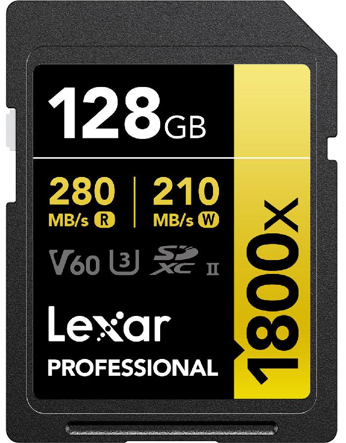 Thẻ nhớ Lexar Professional 1800x SDXC UHS-II U3 V60 128GB chính là giải pháp toàn diện cho các nhiếp ảnh gia, nhà quay phim và người sáng tạo nội dung chuyên nghiệp