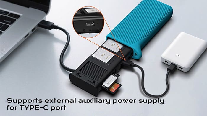 Homan CFexpress Type-B (3 In 1) được trang bị giao tiếp tốc độ cao hỗ trợ truyền dữ liệu nhanh chóng và ổn định