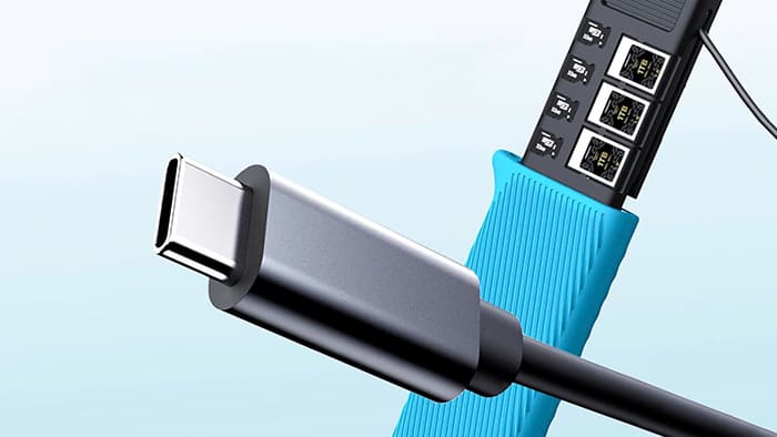 Homan CFexpress Type-B (3 In 1) sở hữu vỏ hợp kim nhôm mờ với hai tùy chọn màu đen hoặc xám titan