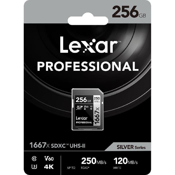 Lexar Professional 1667x SDXC UHS-II U3 V60 256GB dễ dàng mang theo trong mọi chuyến chụp hình hoặc quay phim