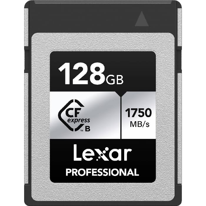 Thẻ nhớ Lexar Professional SILVER CFexpress Type B 128GB mang đến tốc độ đọc tối đa 1750MB/s