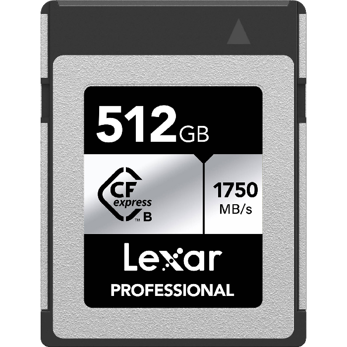 Thẻ nhớ Lexar Professional SILVER CFexpress Type B 512GB mang đến tốc độ đọc tối đa 1750MB/s
