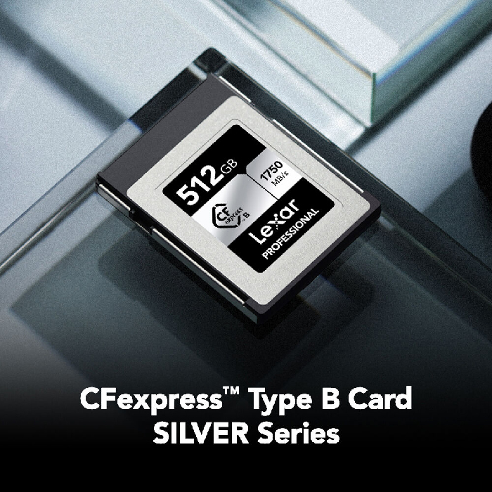 Thẻ nhớ Lexar SILVER CFexpress 512GB được chế tạo với khả năng chống rung, chống va đập