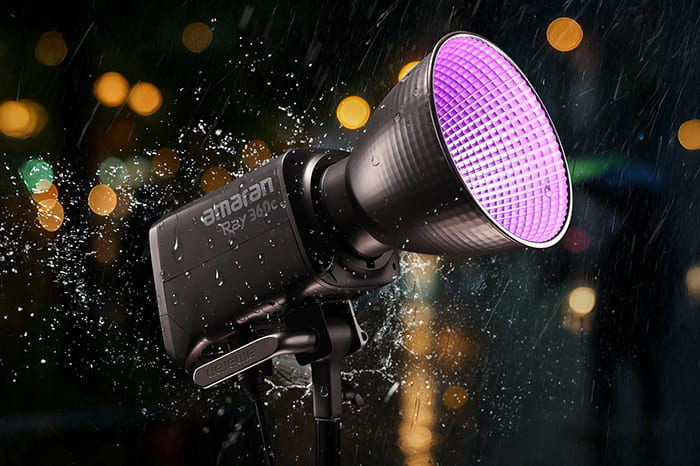 Amaran Ray 360c là mẫu đèn LED đơn khối (monolight) công suất 360W