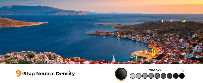 K&F CONCEPT Series D ND2-400 cho phép điều chỉnh từ ND2 đến ND400