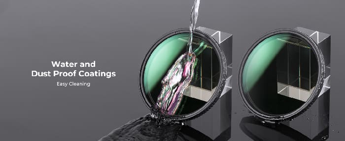 Bộ lọc sử dụng kính quang học HD AGC với 24 lớp phủ Nano đa tầng giúp chống nước