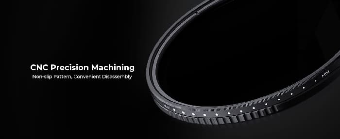 Khung filter được chế tạo từ hợp kim nhôm siêu nhẹ với độ mỏng chỉ 7.4mm