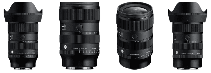 Ống kính được phát triển cho các ngàm Sony E-mount, Fujifilm X-mount, L-Mount và Canon RF-mount