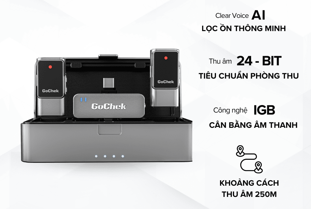 Micro không dây Gochek Ultra S25 - 03 được phát triển nhằm tối ưu chất lượng thu âm