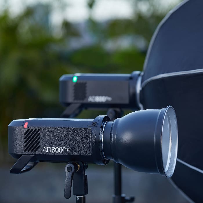 Godox AD800 Pro sở hữu công suất 800Ws với dải điều chỉnh 10 bước từ 1/1 đến 1/1024
