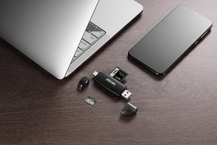 Đầu đọc thẻ nhớ Lexar 2 đầu được thiết kế để giải quyết trọn vẹn nhu cầu đó khi tích hợp cả cổng USB-A và USB-C