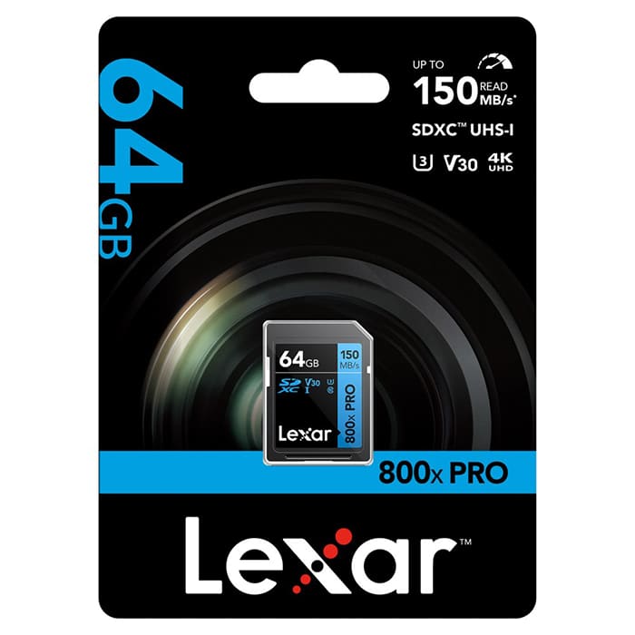 Lexar 64GB High-Performance 800x PRO tương thích tốt với nhiều dòng máy ảnh