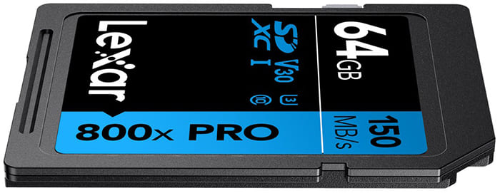 Thẻ nhớ Lexar 800x PRO được thiết kế để hoạt động ổn định trong dải nhiệt độ từ 0°C đến 70°C