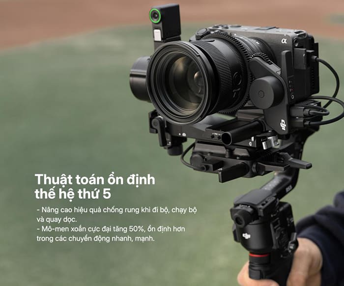 Gimbal DJI RS5 được trang bị RS Enhanced Intelligent Tracking Module