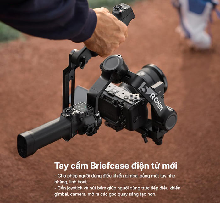DJI RS5 được nâng cấp động cơ với mô-men xoắn cực đại tăng 50% so với thế hệ trướ