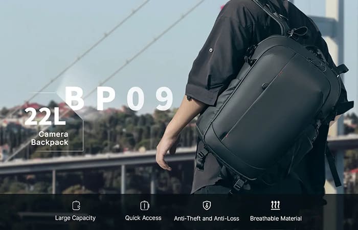 Ulanzi BP09 22L là mẫu balo máy ảnh chuyên dụng được thiết kế dành cho nhiếp ảnh gia và nhà làm phim