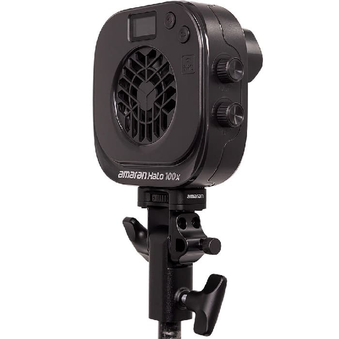 Đèn được trang bị ngàm Bowens S kích thước tiêu chuẩn, cho phép tương thích với rất nhiều phụ kiện ánh sáng phổ biến