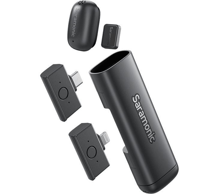 Điểm nổi bật đầu tiên của Saramonic Air SE chính là thiết kế module đột phá với lớp hoàn thiện màu xám thiên hà sang trọng kết hợp bề mặt kim loại mịn