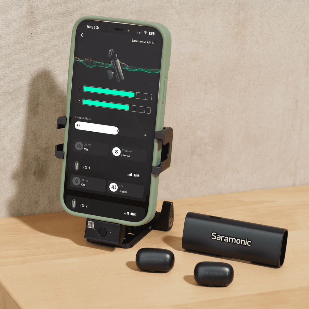Saramonic Air SE là dòng micro không dây thế hệ mới được thiết kế dành riêng cho nhà sáng tạo nội dung hiện đại