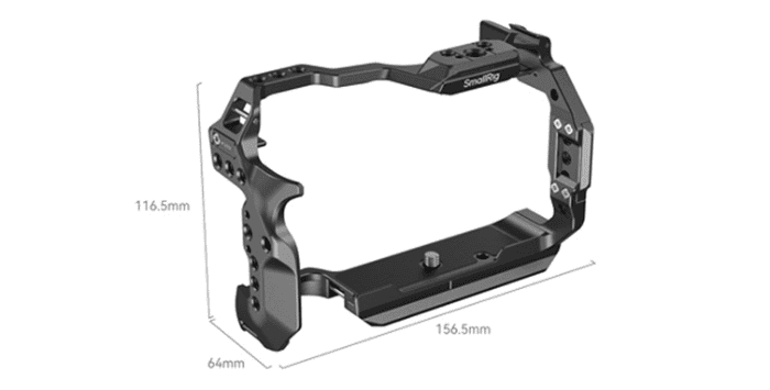 SmallRig HawkLock Quick Release Cage hỗ trợ ghi hình dọc với hai lỗ ren 1/4”-20 ở cạnh bên giúp quay video dọc ổn định hơn