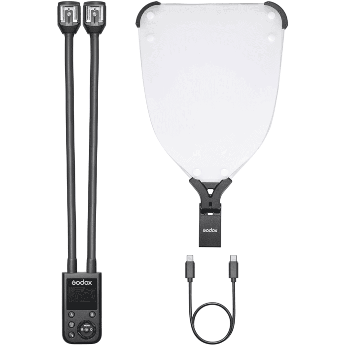 Đèn Godox MA2 được trang bị hệ thống điều khiển hai kênh A/B