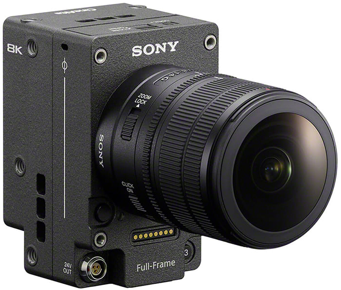 Sony trang bị cho ống kính khẩu độ tối đa F/3.5 cố định xuyên suốt dải tiêu cự 8–14mm