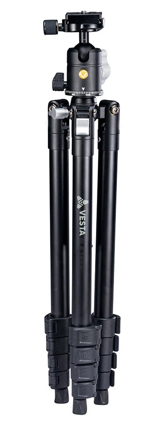 Vanguard Vesta FB 235AB - Treppiede Da Viaggio In Alluminio Compatto Con Testa A Sfera, Per Reflex E Mirrorless