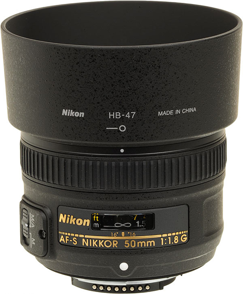Hood Nikon HB-47 for 50mm f/1.4G