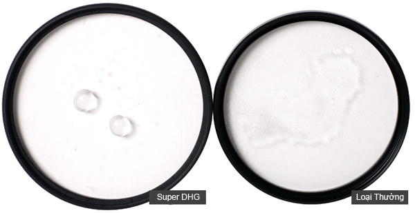 kính filter marumi chống bám dầu và nước