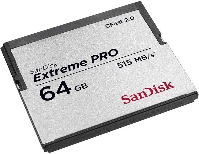 Thẻ nhớ CFast 2.0 SanDisk Extreme Pro 64Gb 515Mb/s