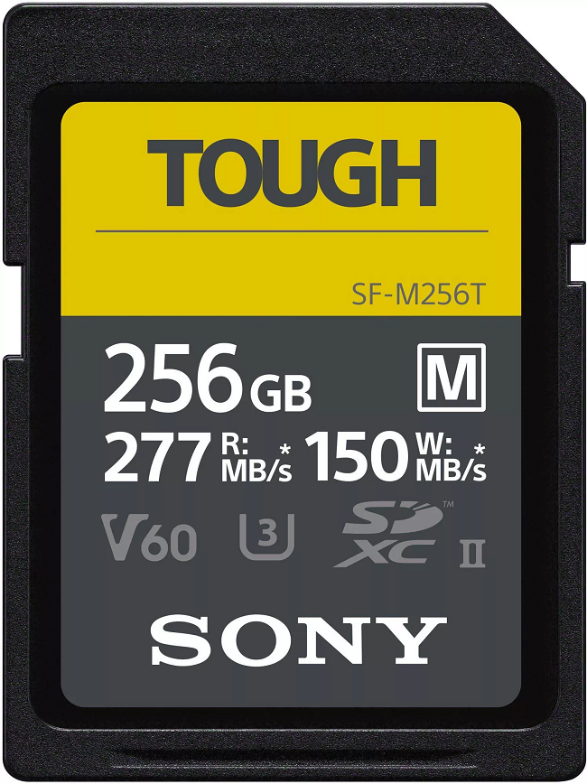 Thẻ nhớ Sony TOUGH 256GB 277/150MB/s SF-M SDXC II