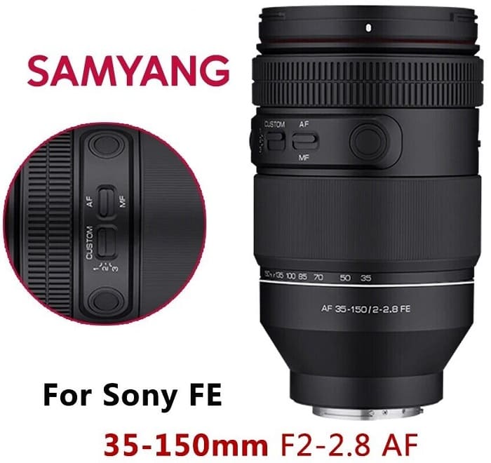 Samyang AF 35-150mm f/2-2.8 for Sony | Samyang AF 35-150mm | AF 35 ...