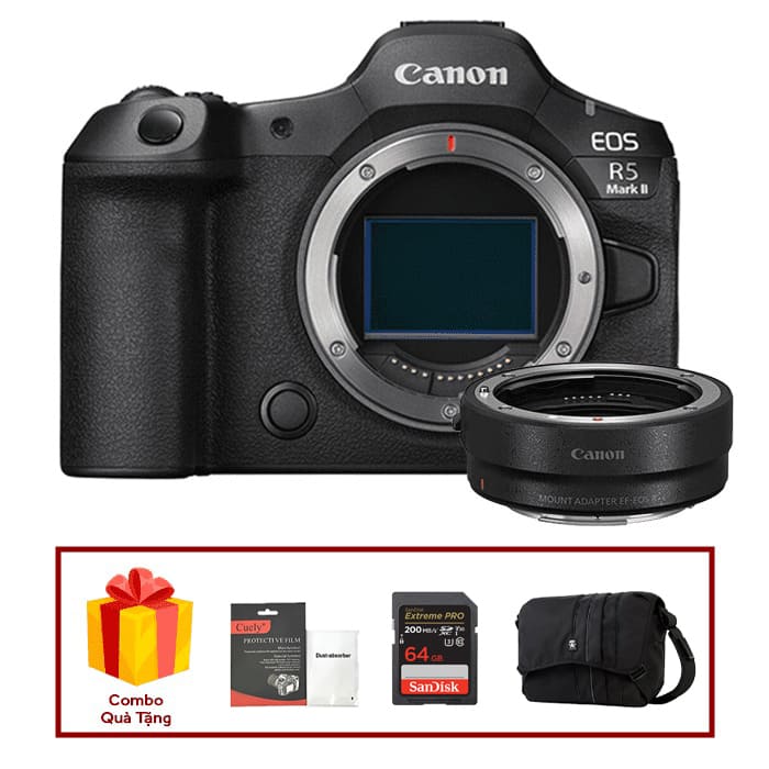 Máy ảnh Canon EOS R5 Mark II Kèm Ngàm EF-EOS R